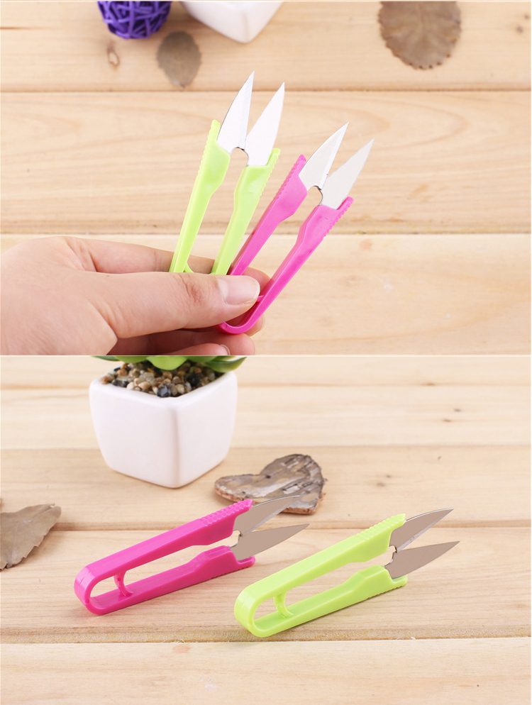 Kéo hình chữ U nhỏ chủ đề cắt tỉa tạo tác nhỏ kéo bán buôn mùa xuân khâu khâu nhỏ mini hình chữ u làm bằng tay - Công cụ & phụ kiện Cross-stitch mua tranh thêu