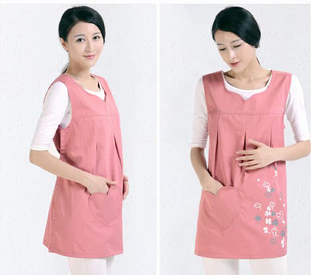 Phụ nữ mang thai quần áo chống bức xạ Mang thai chống bức xạ Dịch vụ bức xạ máy tính mùa thu và mùa đông đích thực 100% bốn mùa có thể được mặc áo chống bức xạ nano