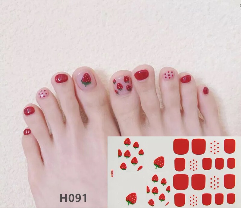 2026 Douyin New Nail Stickers, Fresh and Cute Strawberry 3D Toenail Decals, Waterproof and Long-Lasting, Suitable for Pregnant Women 2026 Douyin New Nail Stickers, Fresh and Cute Strawberry 3D Toenail Decals, Waterproof and Long-Lasting, Suitable for Pregnant Women