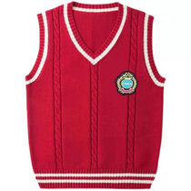 Kindergarten garden suit British College wind school uniform childrens school uniform knitted sweater sweater sweater autumn