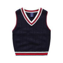 Boys knit horse 2022 childrens new Han Vest Spring and Autumn dress girls children dress baby sweater