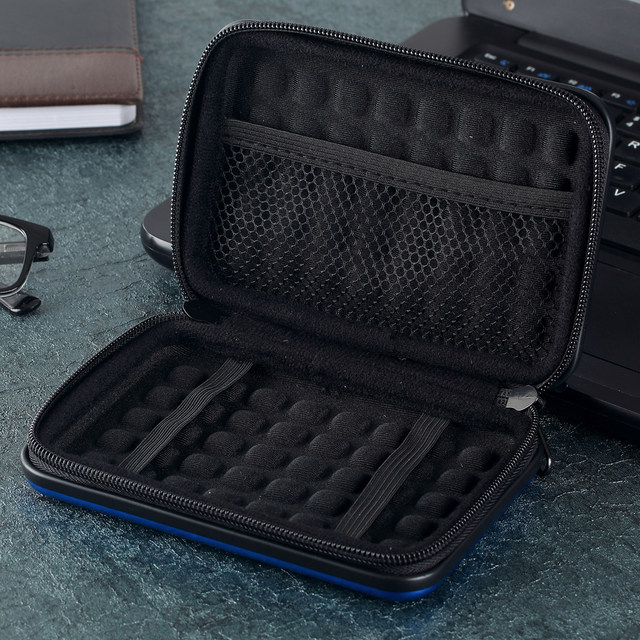 Metal Mobile Hard Drive Case, Waterproof and Drop-Proof, Diamond Case, 2.5inch Hard Shell Case, Protective Case, Camera Digital Storage Case