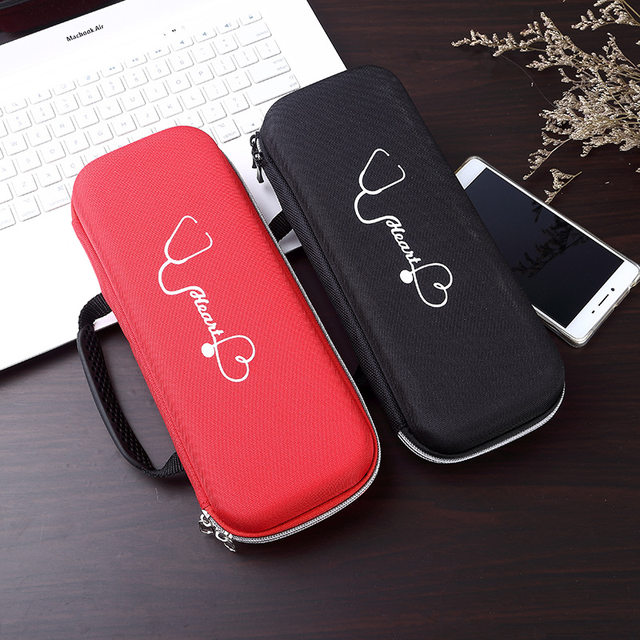 Universal New Stethoscope Storage Box, Home-Use Fetal Heart Rate Stethoscope Storage Bag for Pregnant Women, Portable Doctor's Visit Bag