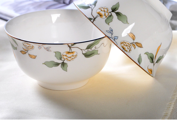 Đuôi hàng xử lý giải phóng mặt bằng micro-Tang Sơn xương Trung Quốc Bộ đồ ăn Trung Quốc Jingdezhen tấm bát đĩa gốm bộ chén đĩa