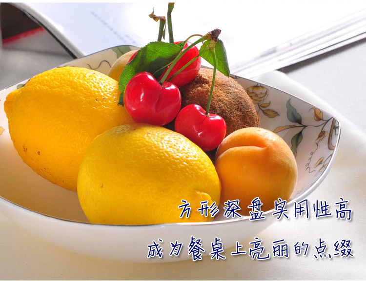 Đuôi hàng xử lý giải phóng mặt bằng micro-Tang Sơn xương Trung Quốc Bộ đồ ăn Trung Quốc Jingdezhen tấm bát đĩa gốm bộ chén đĩa