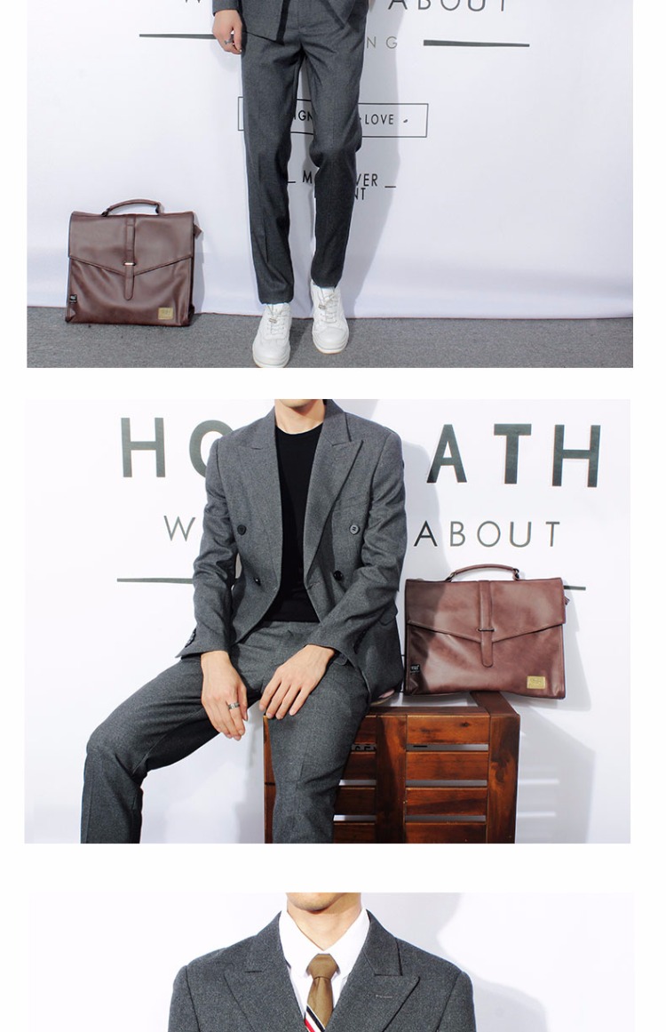 Bộ đồ vest nam mùa thu và mùa đông phiên bản Hàn Quốc của bộ đồ retro Slim Anh hai mảnh dành cho doanh nhân ao khoac nam