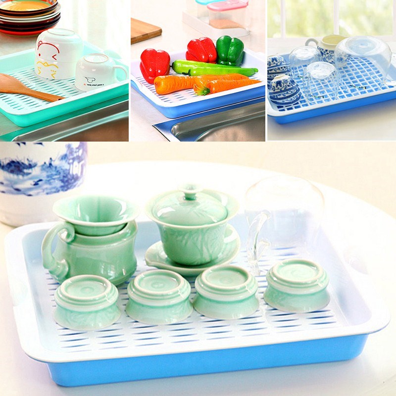 Leaky mesh tea tray tea tray leaking water tray old-fashioned single tea set plastic room table rectangular modern style home