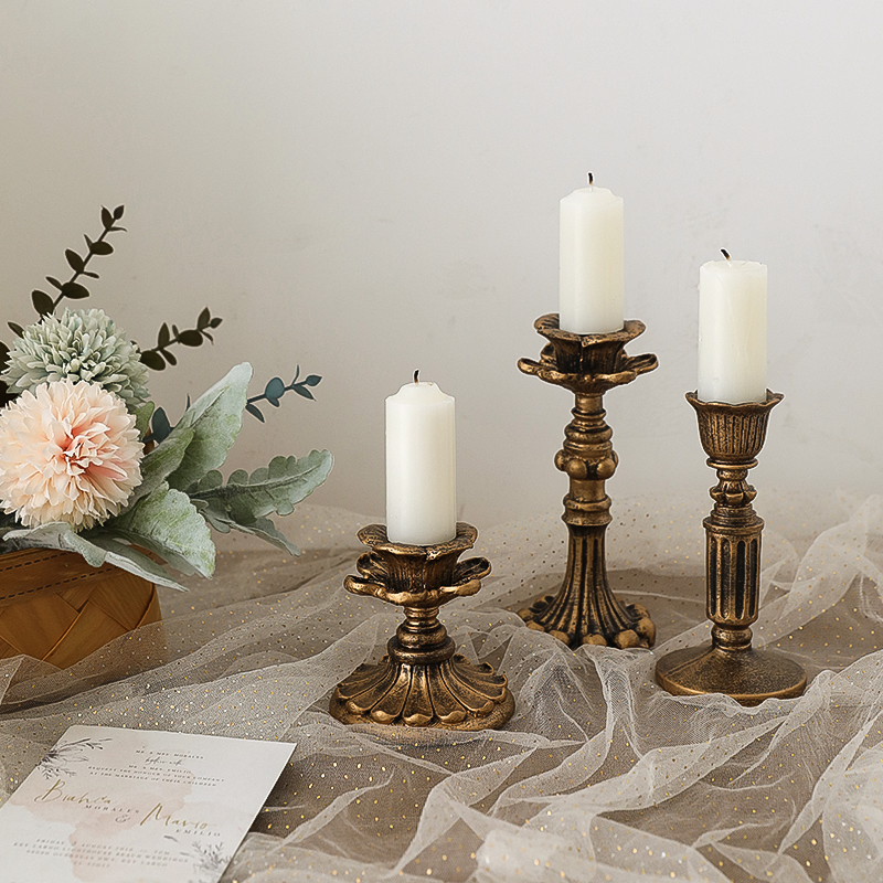 Eurostyle classical scented candlesticks Decorative Swing Accessories Shop Bar Table Decoration Eurostyle Retro Nostalgia Shooting Props