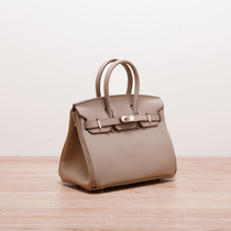 Satchel bag 2021 latest version of leather handbag femininity goddess Western style high-end sense large-capacity casual Kelly