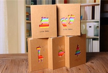 3R5 inch album 200 sheets 6 inches 7 inches 100 pieces of kraft paper baby Childrens Shadow of Family Creative Growth Register