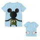 Gia đình Mickeyini 2019 trang bị cho một gia đình ba hoặc bốn chiếc áo thun cotton ngắn tay gia đình - Trang phục dành cho cha mẹ và con shop trẻ em