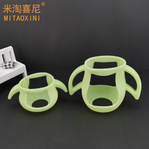 Suitable for Bei Qin Zhenbao 80ml 160ml wide diameter glass bottle anti-drop protective cover with handle silicone sleeve