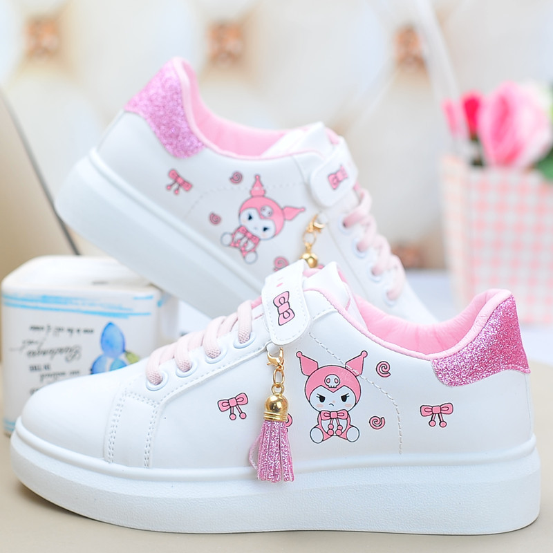 Girls' New Sneakers 2023 Spring and Autumn Breathable White Shoes Non-Slip Soft Sole Girls' Single Shoes Elementary School Students' Sports Shoes Girls' New Sneakers 2023 Spring and Autumn Breathable White Shoes Non-Slip Soft Sole Girls' Single Shoes Elementary School Students' Sports Shoes