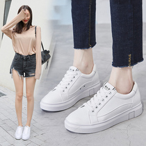 White shoes womens 2021 autumn new student all-match shoes flat shoes womens white shoes womens summer thin breathable