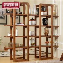 Jianyun full solid wood ancient shelf display stand