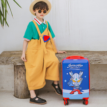 Korean cup bear childrens suitcase light boarding suitcase 17 inch trolley case universal wheel cartoon princess suitcase