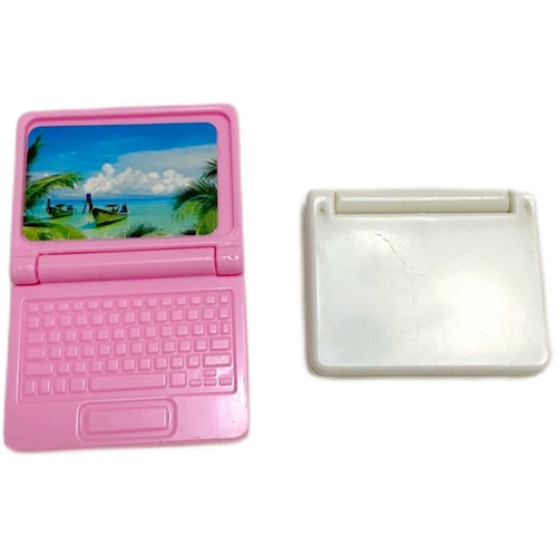 Планшетный складной ноутбук, кремовая наклейка, чехол для телефона, туфли