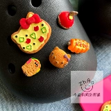 Игра с едой, комплект, заколка для волос, шпильки для волос, чехол для телефона, пряжка для обуви, кот, DIY