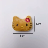 Игра с едой, комплект, заколка для волос, шпильки для волос, чехол для телефона, пряжка для обуви, кот, DIY