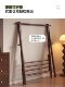 High-end solid wood floor-standing clothes rack for home bedroom and office 2026 new vertical wooden coat rack storage
