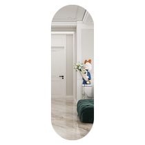 Full-length dressing mirror wardrobe interior cabinet door sticker home wall-mounted self-adhesive no-punch wall-mounted glass mirror