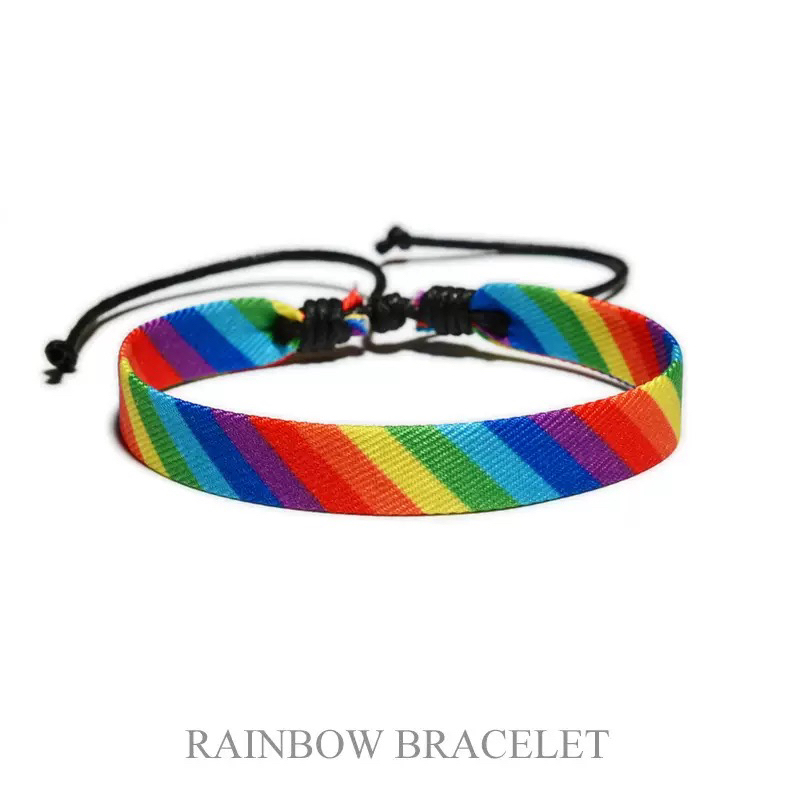Rainbow Bracelet for Women, 2025 New Style, Light Luxury, Niche Design, High-End Feel, Bracelet for Men and Students, Versatile