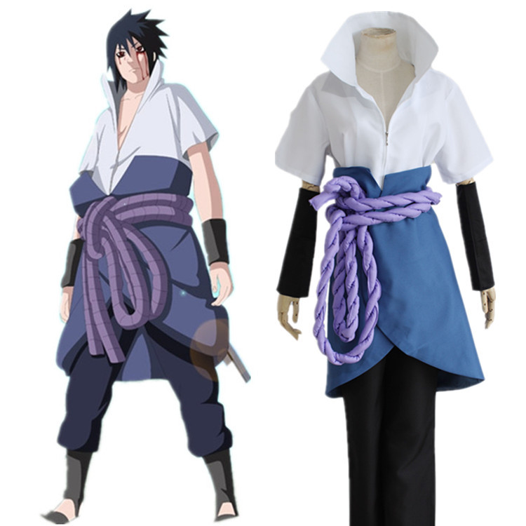 Mango Anime Naruto Uchiha Sasuke Cosplay Costume Sasuke Cosplay Outfit Fourth Hokage Clothes Full Set