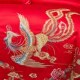 All-Cotton Wedding Four-Piece Set, All-Cotton Red Dragon and Phoenix Wedding Quilt, Wedding Bedding, All-Cotton Bed Sheet and Duvet Cover