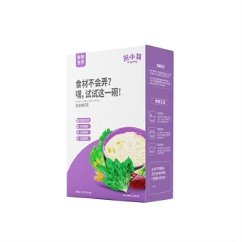 米小芽菠菜猪肝面 无添加盐儿童营养宝宝面条240g*1盒