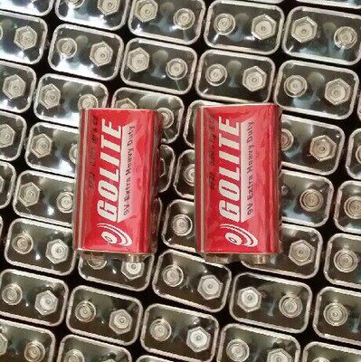 Wireless microphone battery universal meter battery toy remote control battery 9V battery square battery red