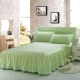 Mill Carl Hàn Quốc bông ren giường bedspread váy đồng bằng rắn giường màu bông Khăn bộ tùy chỉnh giường Li - Váy Petti