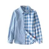 Детская рубашка, осенний лонгслив для мальчиков, детская одежда, коллекция 2021, в западном стиле