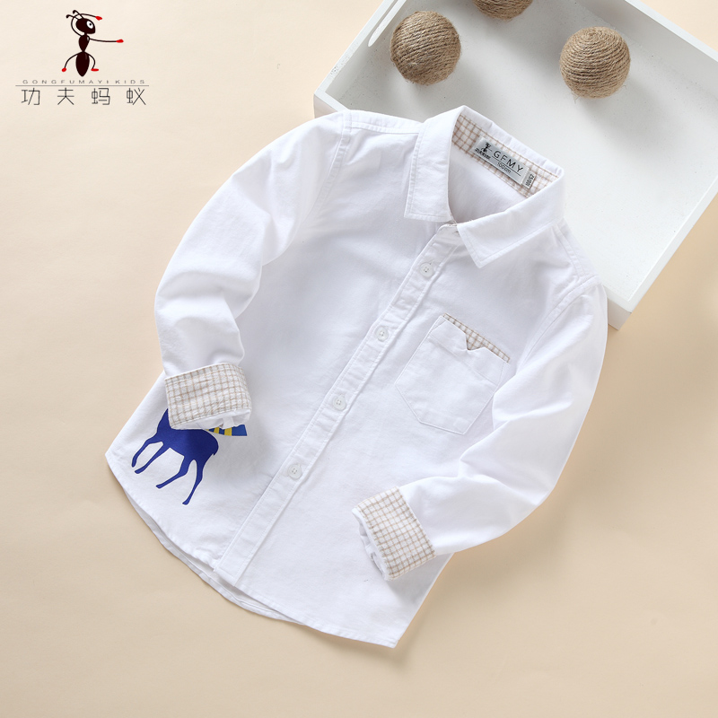 Chemise garcon à manche longue - Ref 2075615 Image 15
