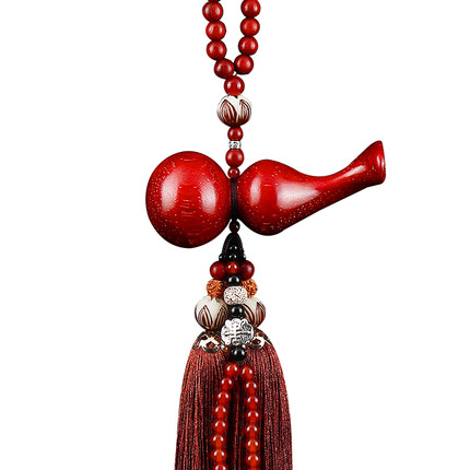 汽车挂件紫檀木车上吊坠男女士车载装饰品摆件