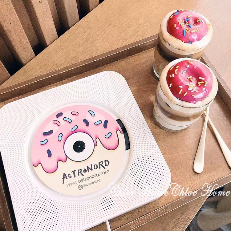 ins same CD machine Korea wall-mounted CD play record machine art nostalgia CD player fetal teaching machine gift