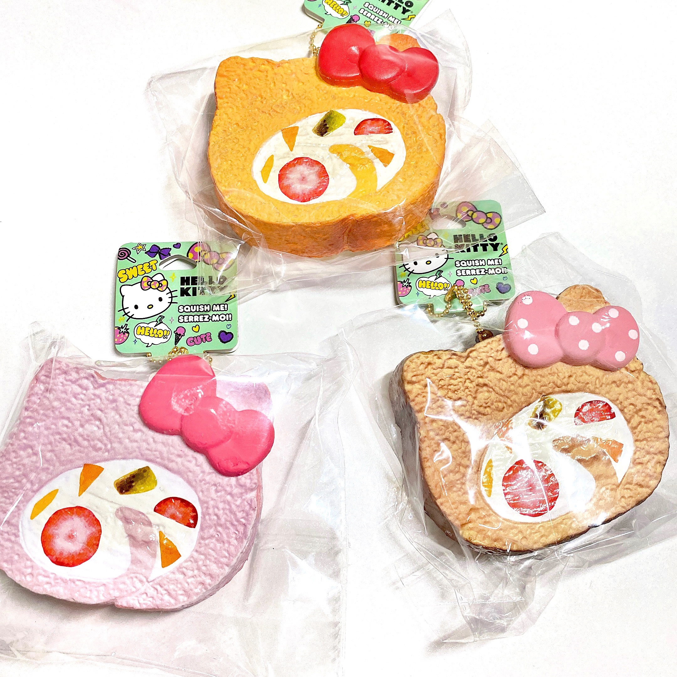 Japan Sanrio genuine squishyHellohello kitty egg roll super slow rebound exquisite tag