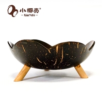 Hainan Coconut Shell China Studing Coconut Shell Creative Lotus Leaf Basket Coconut Shell Shell Lotus Leaf Shee