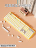 Forerunner Keyboard and Mouse Set, Silent Wired Mechanical Feel, Gaming, Office Typing, Girls' Notebook, Silent