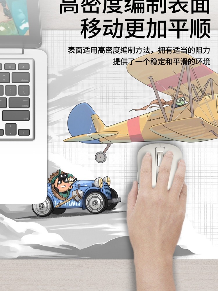 Forerunner Extra Large Gaming E-Sports Desk Mat Mouse Pad Thickened Keyboard Mat for Boys and Girls Computer Office Desk