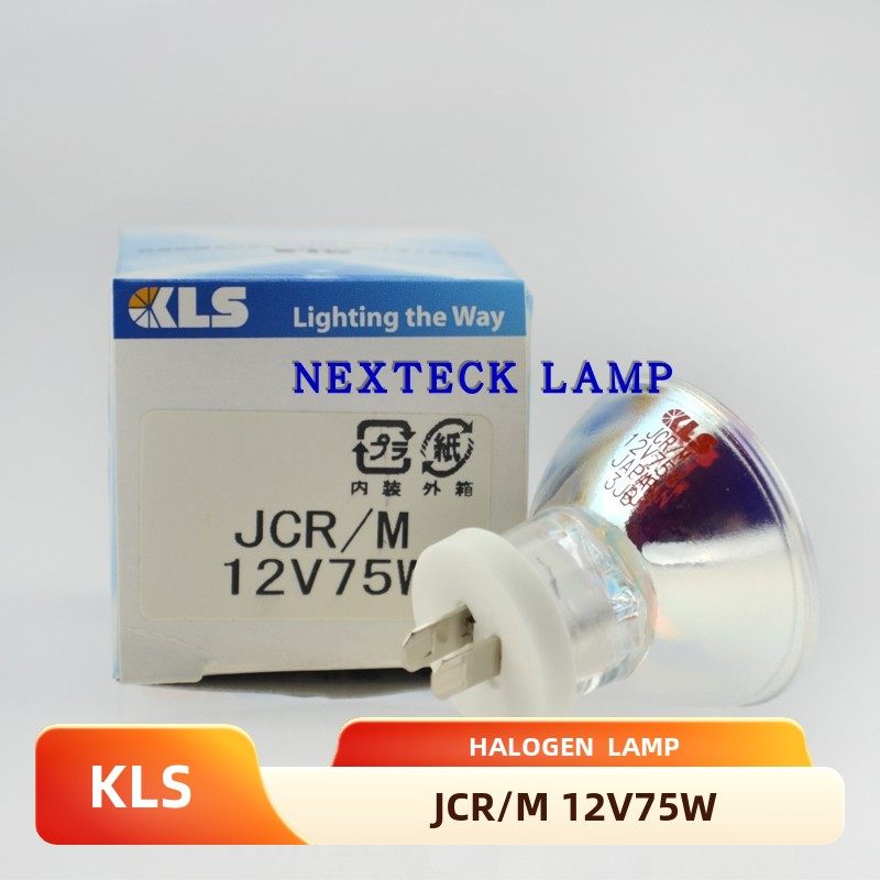 原装日本KLS JCR/M 12V75W 50小时牙科光固化插片式扁脚设备光源