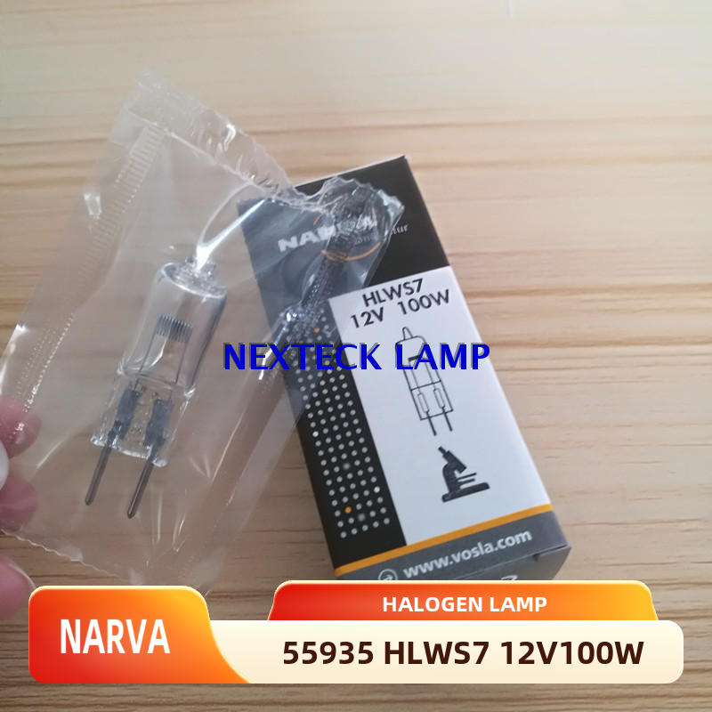 原装利华NARVA钨灯55935 HLWS7 12V100W GY6.35岛津分光光计灯泡