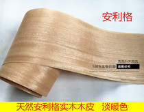 Natural Anlig wood leather furniture wooden door sound box appliquer with handmade appliquer solid wood natural anlig wood leather