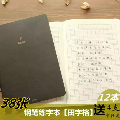 Cycad Time B5 Pen practice Student Tianmi character grid practice book Hard pen calligraphy book 16k 38 sheets