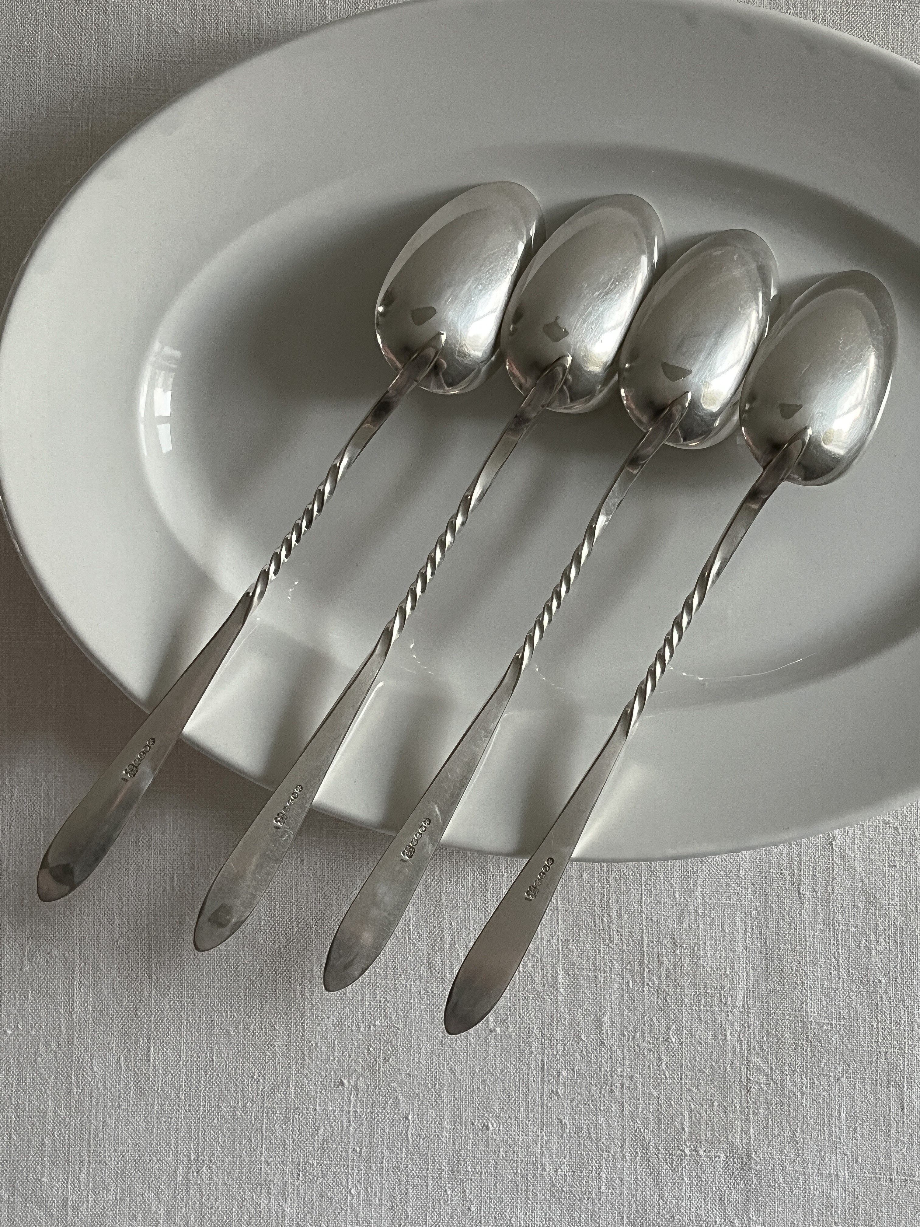 товар из китая dolores antique｜英国古董镀银长勺中古搅拌勺