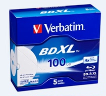 Table Production Weibao Verbatim4x BD-R XL100g Blu-ray Ray Engraved Disc can print CD boxed