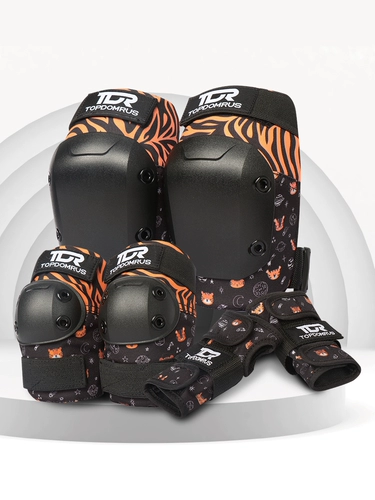 Профессиональный скейтборд, коньки для уличного катания, защитное снаряжение, комплект для мальчиков, детский беговел, наколенники, 6 шт