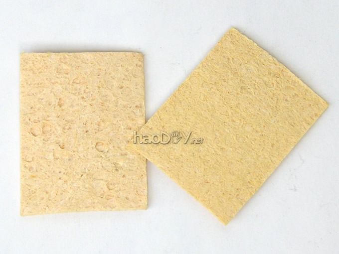 High quality high temperature resistant electric soldering iron head cleaning sponge soldering iron cotton rub tin cotton 35mm * 45mm
