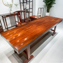 Okan Large Board Solid Wood Tea Table Log Red Wood Tea Table Tea Board Owner Office Flowers Pear Table Whole Plate Tabletop Block