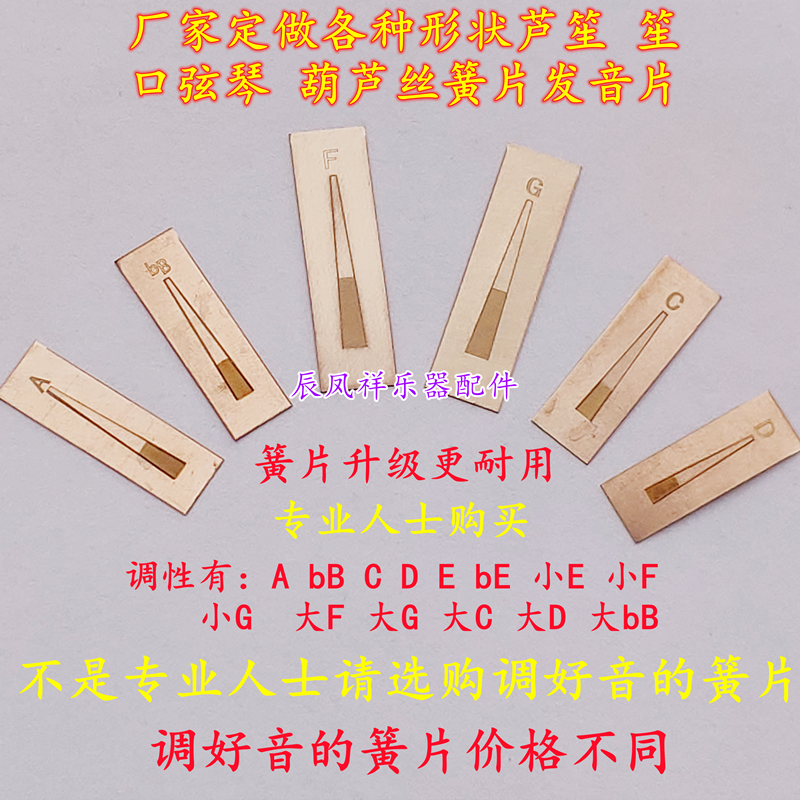 Gourd wire Bawu accessories reed large ABbCDFGE phosphorus-adjusting copper alloy ring copper Sheng whistle pronunciation sheet repair