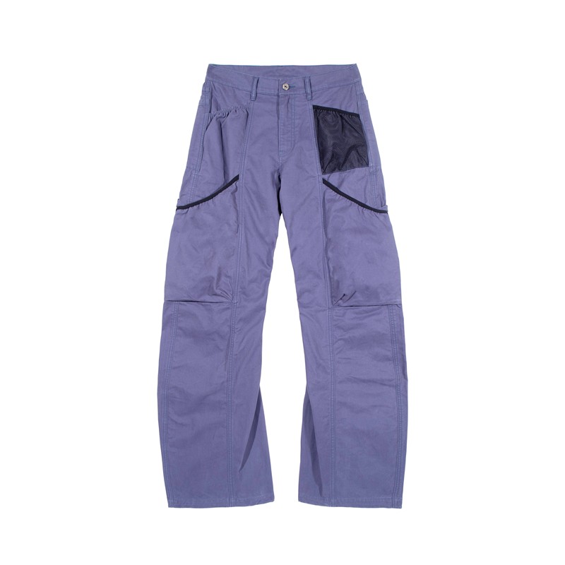Coupure[Cpe] Cross Multi-Pocket Workwear Scimitar Gardener Pants for Men Gardener Cargo Pants